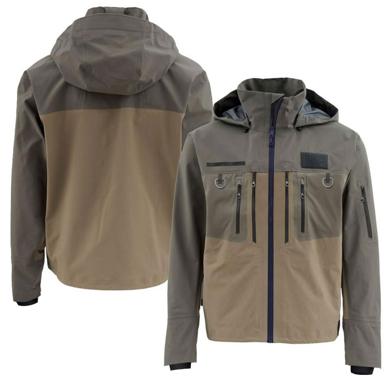 Fishing Jacket Waterproof - 通気性のある4層のフィッシングジャケット,防水の戦術的な耐久性のあるジャケット,カヤック,ハイキング,狩猟用の乾燥アウター