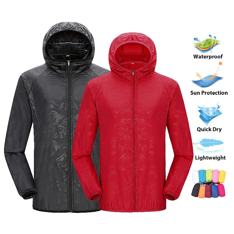 Fishing Rain Suit - Lngxo男女兼用ハイキングジャケット女性用防水クイックドライキャンプウインドブレーカートレッキング釣りレインコート屋外アンチUV服