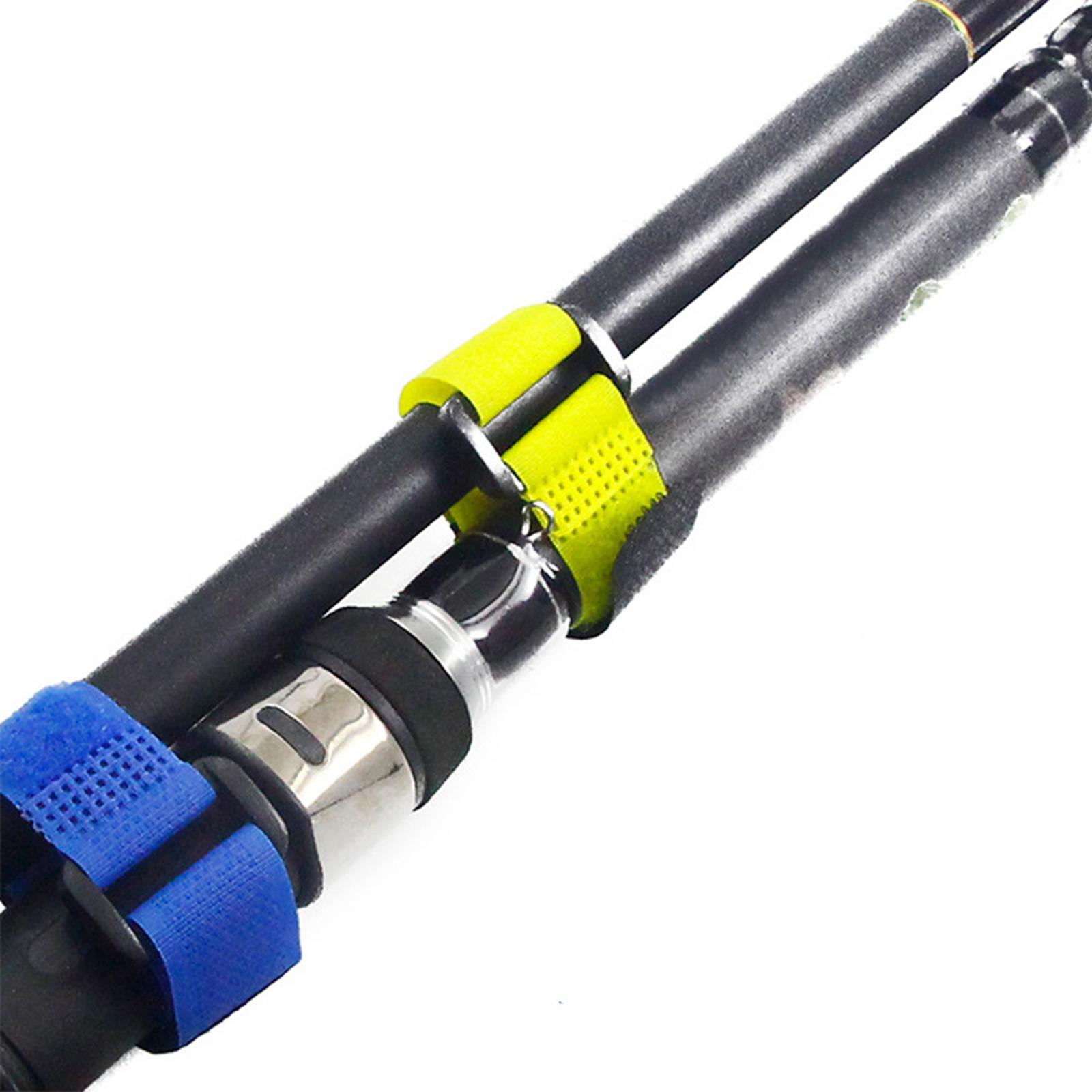 Fishing Belt - 釣り道具タイ エラスティックベルト ナイロンロッドホルダーストラップ ボート整理用釣りアクセサリー