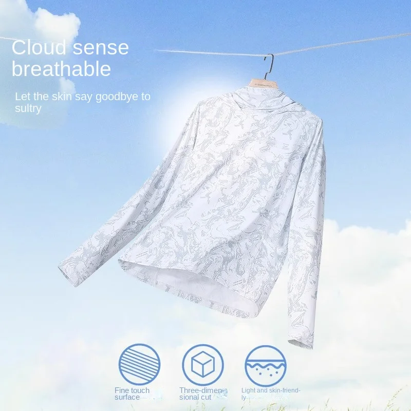 2026迷彩柄フィッシングシャツ日焼け止め服超薄型アイスシル - Fishing Shirt Uv Protection のレビューと価格