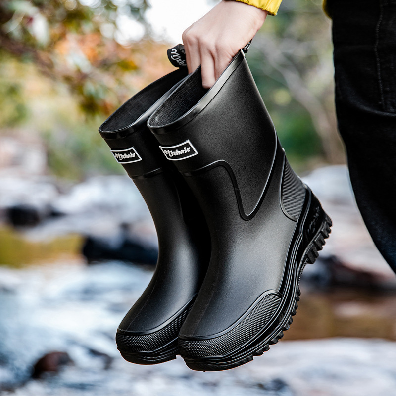 36-47 サイズ耐摩耗性厚底レインブーツメンズアウトドア釣 - Fishing Boots のレビューと価格
