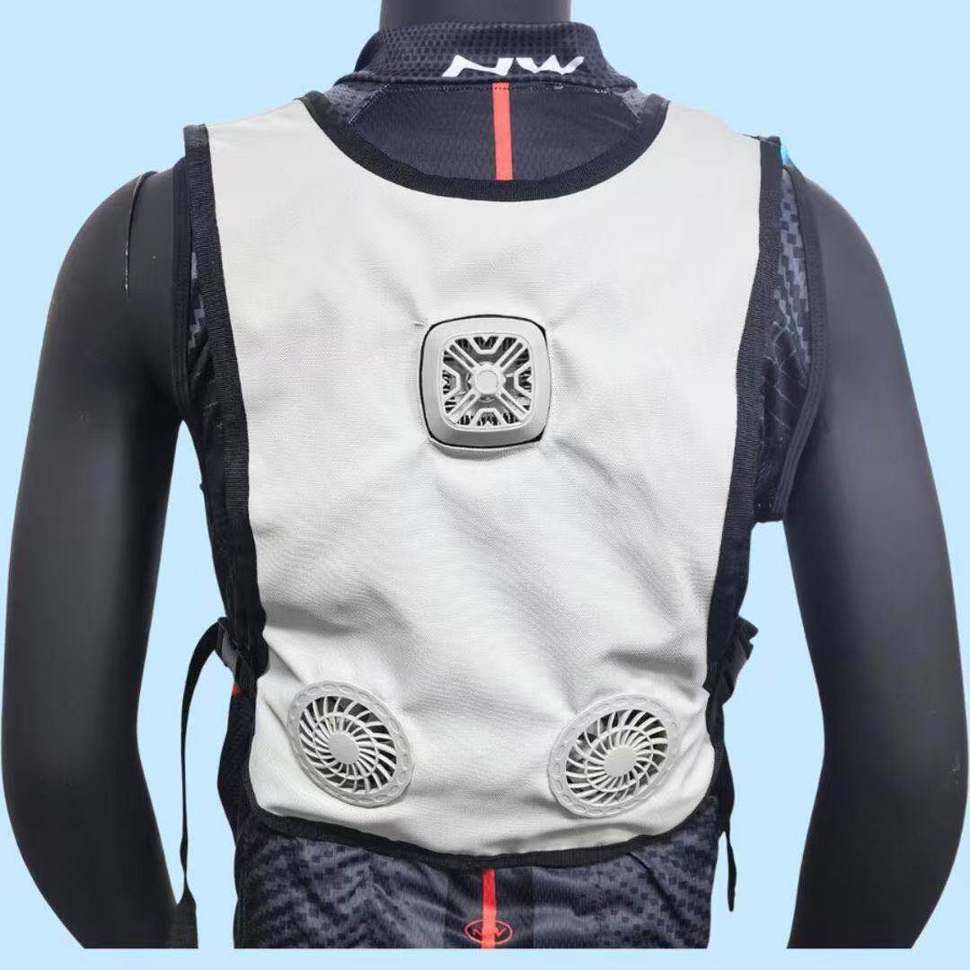夏用防護服冷却熱中症ベスト半導体冷却アウトドアサイクリング登 - Fishing Vest のレビューと価格