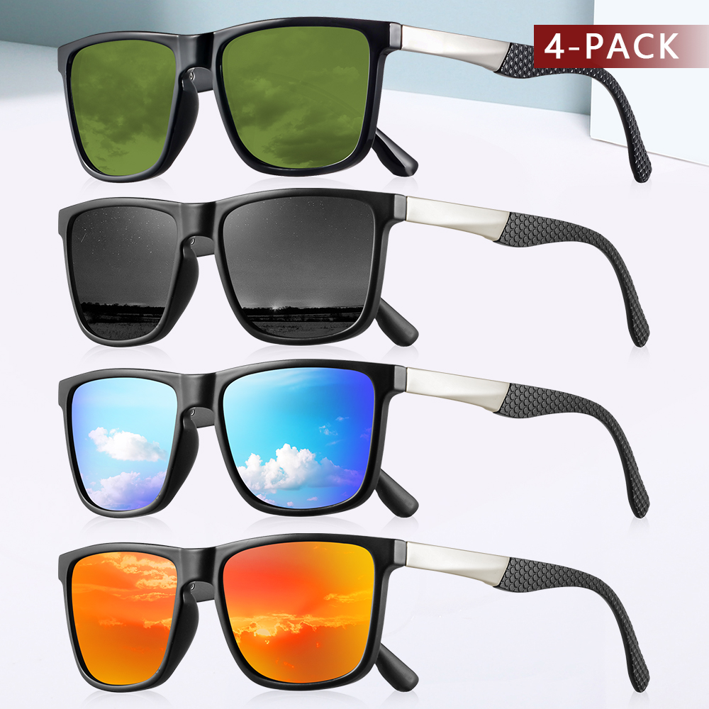 CRIXALIS 4 個偏光サングラス男性女性釣り運転ゴルフ - Fishing Sunglasses Polarized のレビューと価格