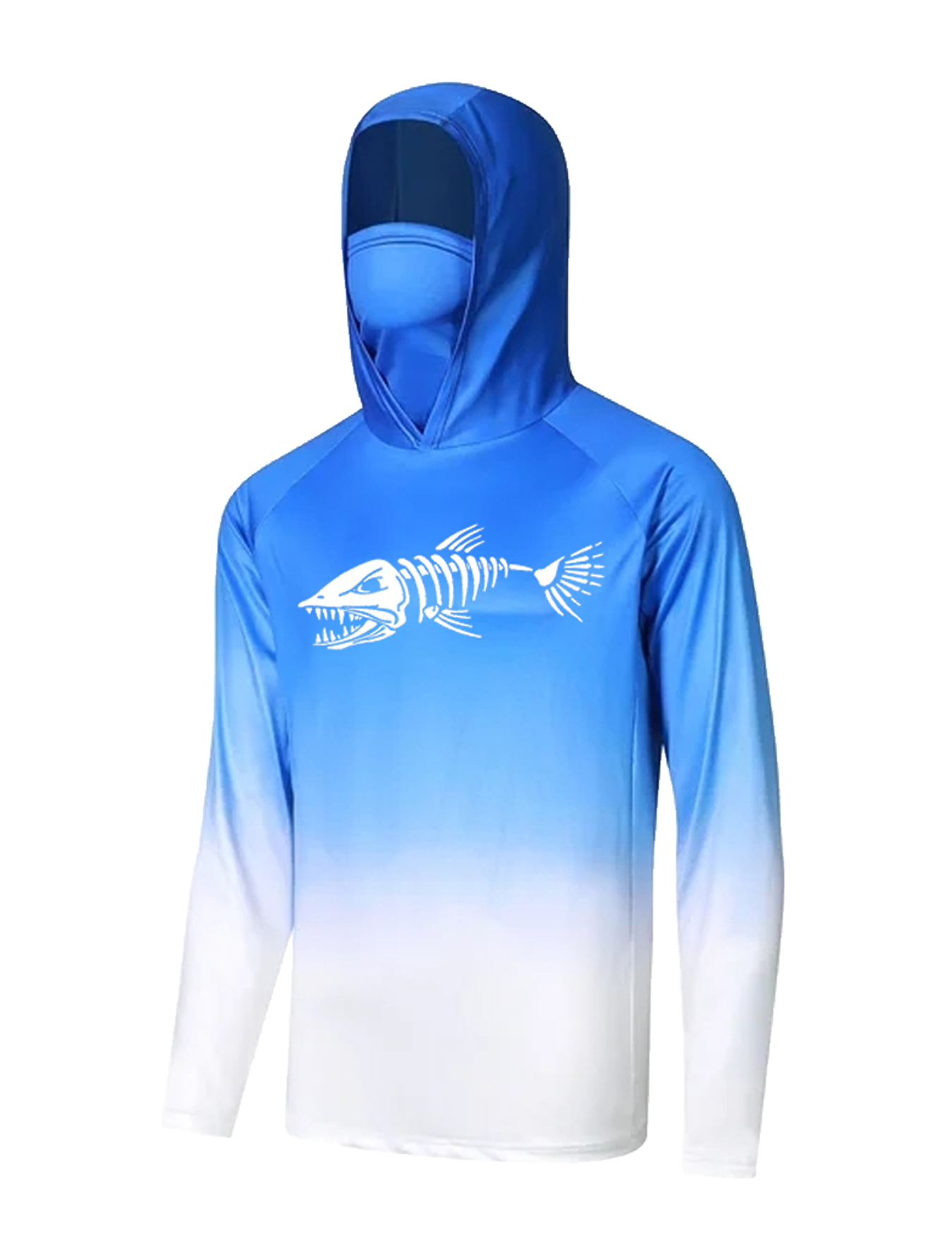 UPF 50+ フード付き釣り用ウェア メンズ フェイスカバ - Fishing Mask Sun Protection のレビューと価格