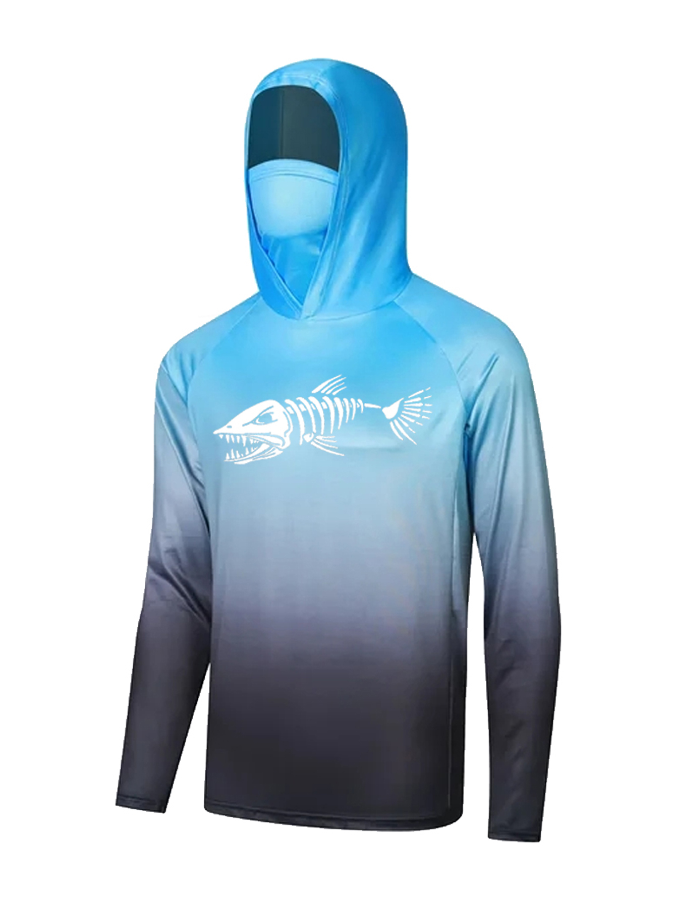 UPF 50+ フード付き釣り用ウェア メンズ フェイスカバ - Fishing Mask Sun Protection のレビューと価格