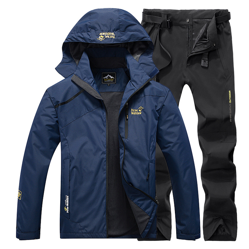 防水釣りスーツ通気性耐久性のあるフード付きジャケット釣りウェ - Fishing Pants Waterproof のレビューと価格