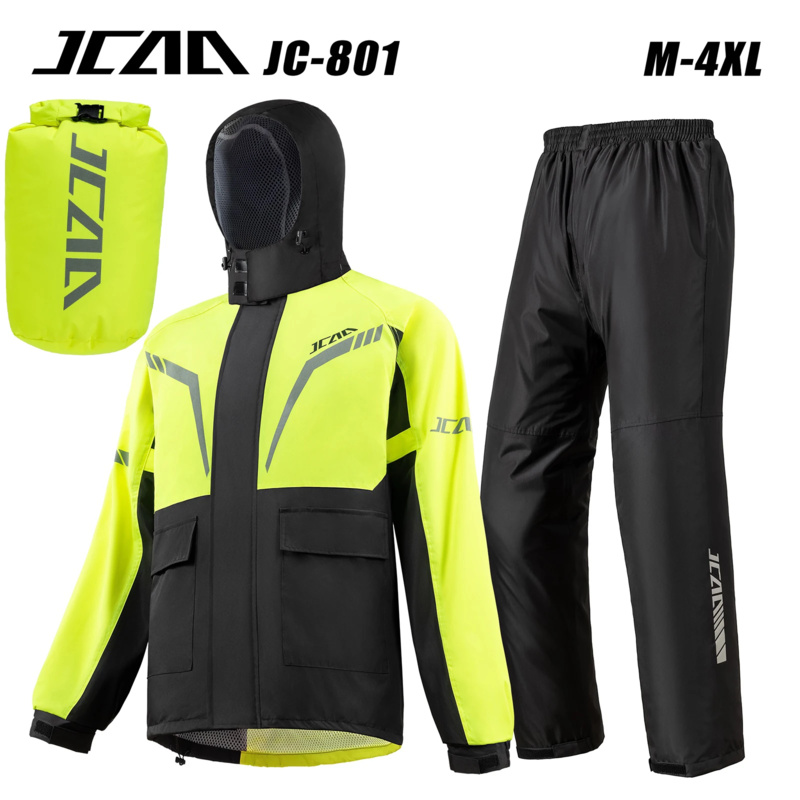 ストームオートバイレインスーツ防水レインコートパンツセットア - Fishing Rain Suit のレビューと価格