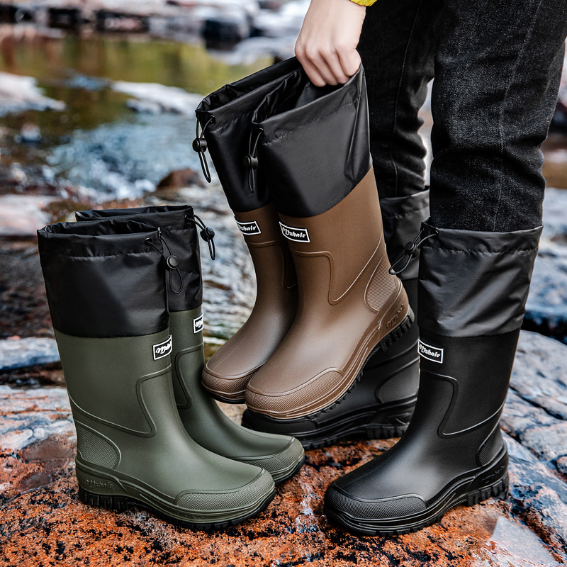 メンズ防水釣り用デリバリーライダーレインブーツ、耐久性のある - Fishing Boots のレビューと価格