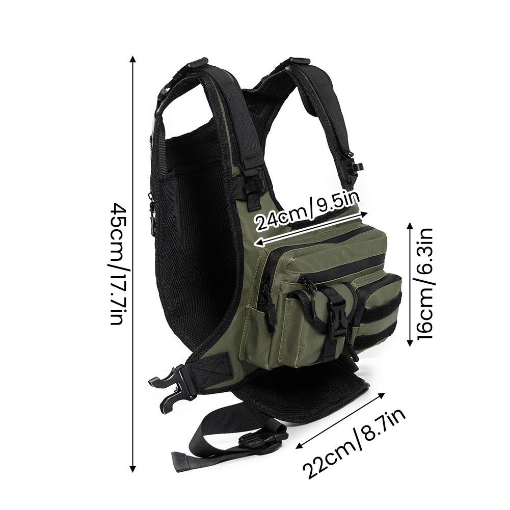 マルチポケットアウトドアタクティカルベスト通気性メッシュチェ - Fishing Vest のレビューと価格