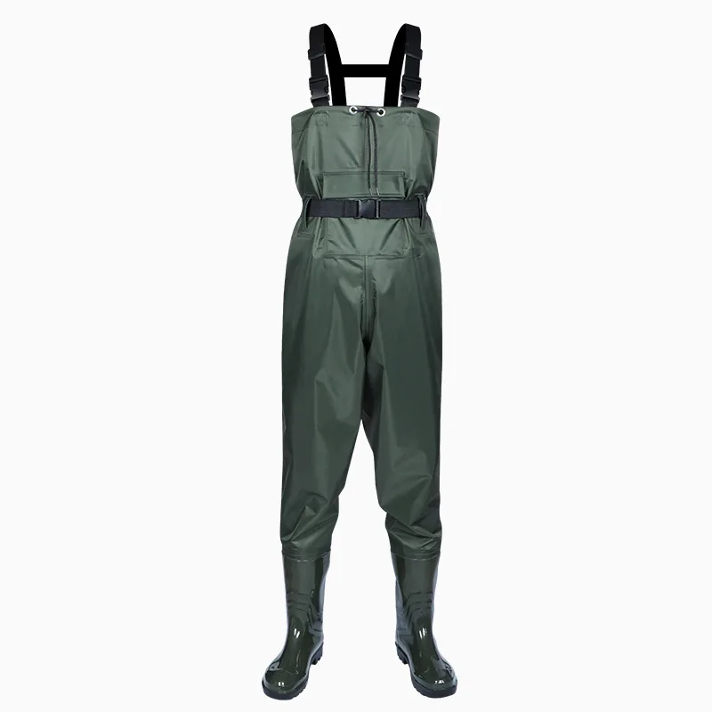 防水チェストウェーダー釣りパンツ靴ブーツウェーダーセット肥厚 - Fishing Pants Waterproof のレビューと価格