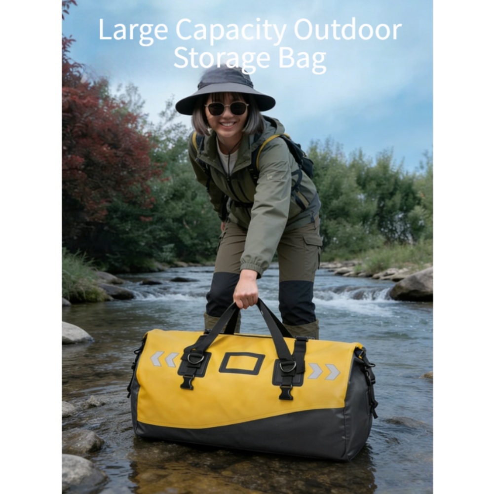 大容量/46L 66L PVC 防水ドライバッグ ショルダー - Fishing Bag Waterproof のレビューと価格