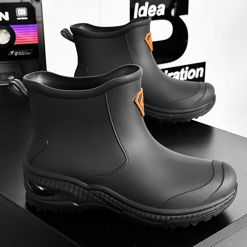 メンズレインブーツ アウトドア耐摩耗性 登山 釣り用 滑り止 - Fishing Boots のレビューと価格
