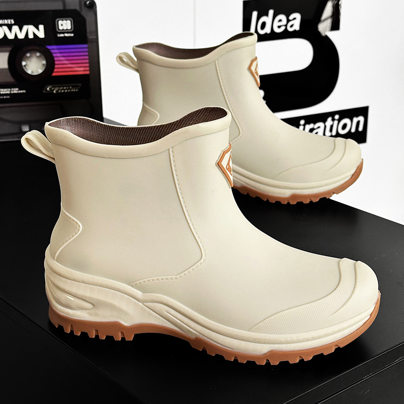 メンズレインブーツ アウトドア耐摩耗性 登山 釣り用 滑り止 - Fishing Boots のレビューと価格