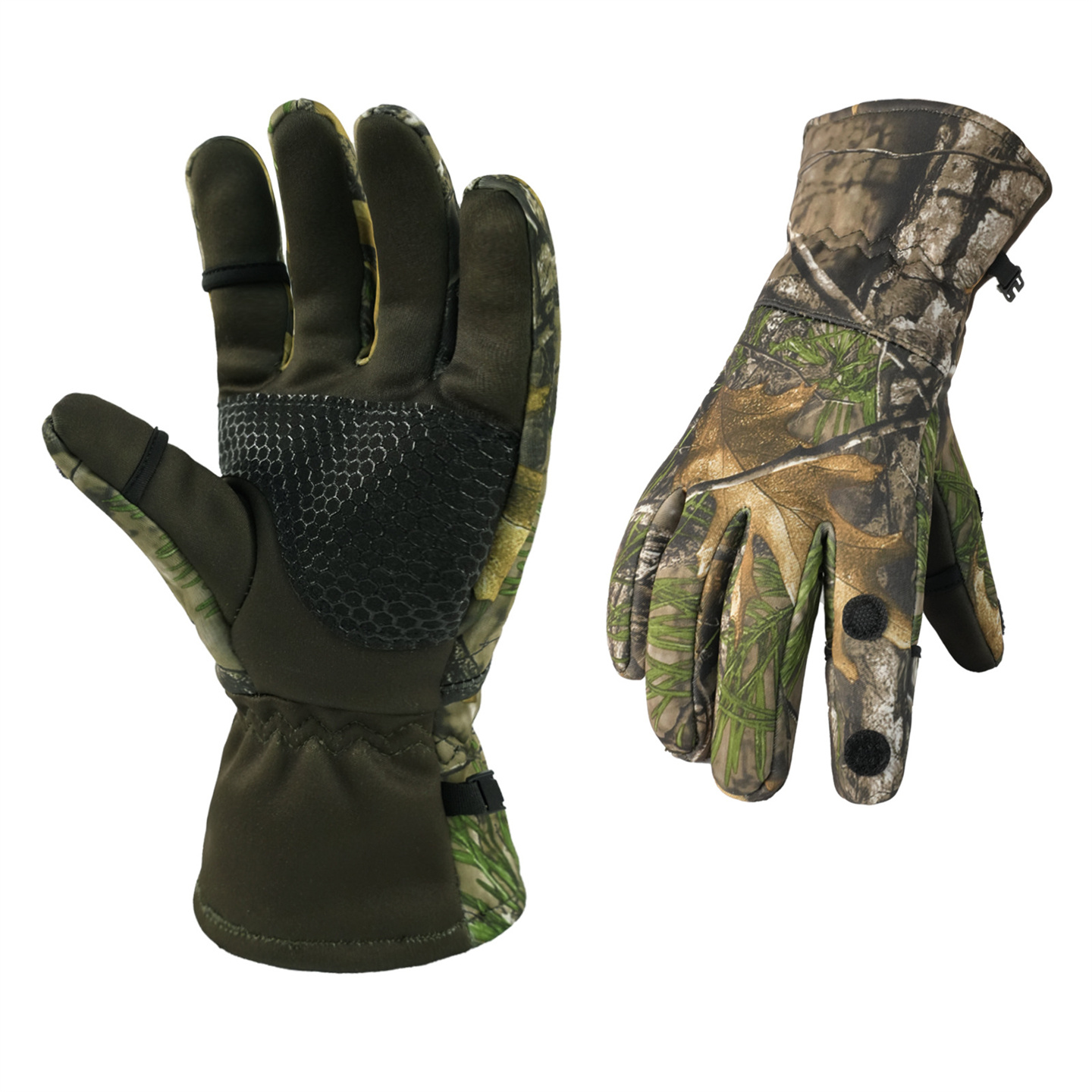 男性と女性のためのバイオニックハンティングカモフラージュグロ - Fishing Gloves のレビューと価格