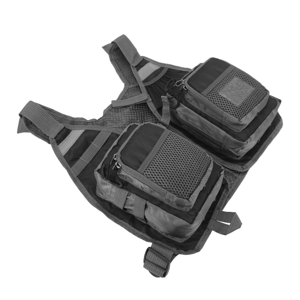 軽量フライフィッシングベスト 調節可能なショルダーストラップ - Fishing Vest のレビューと価格