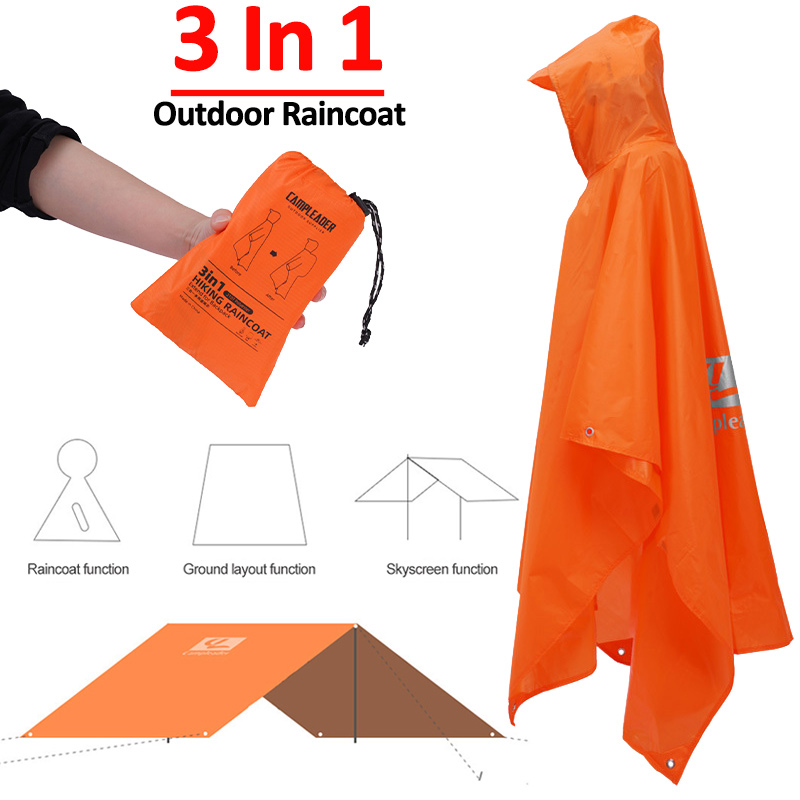 3in1屋外レインコート、フード付き長袖防水レインポンチョ、 - Fishing Rain Suit のレビューと価格