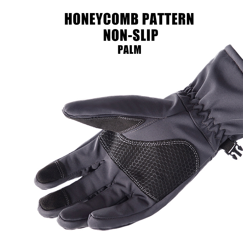 WRELS 男性女性冬屋外迷彩ハンドウェア暖かい防水手袋タッ - Fishing Gloves のレビューと価格